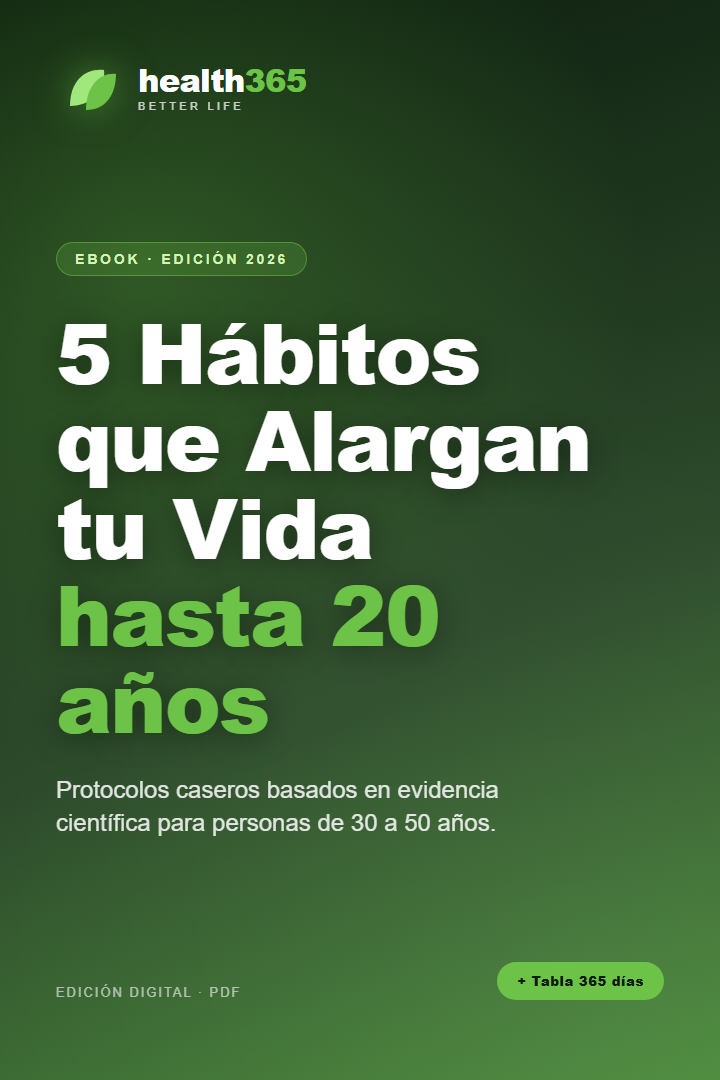 Ebook 5 Hábitos que Alargan tu Vida — Health365